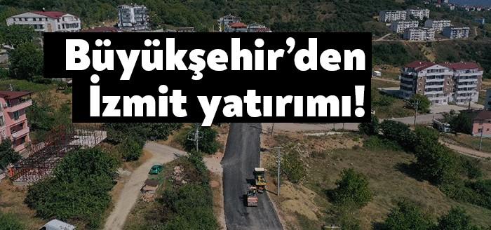 Yeni konut alanlarından biri olan İzmit Gündoğdu’da çalışmalarını yoğunlaştıran Büyükşehir