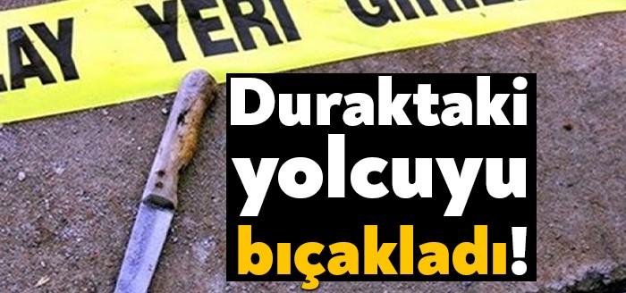 Kocaeli'nin Körfez ilçesinde Yakup A., durakta otobüs bekleyen Hakan Demiray'ı