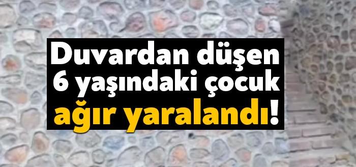 Dilovası Belediyesi’nde ihmaller sonucu istinat duvarından düşerek yaralanan 6 yaşındaki