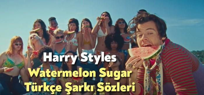 Harry Styles Watermelon Sugar Türkçe Şarkı Sözleri, binlerce kişi tarafından