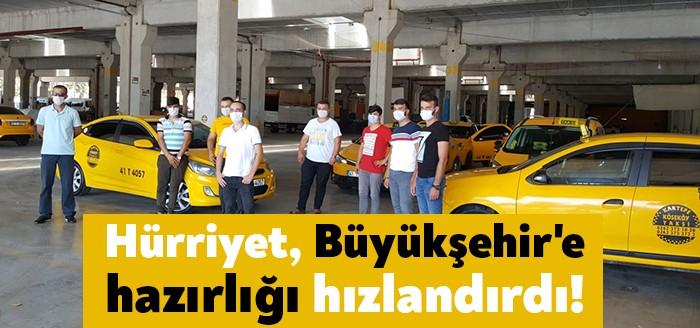İzmit Belediye Başkanı Fatma Kaplan Hürriyet, çevre ilçelerdeki taksilerin de