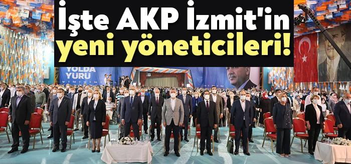 AKP İzmit İlçe 5. Olağan Kongresi'nde yönetim kurulu ve il