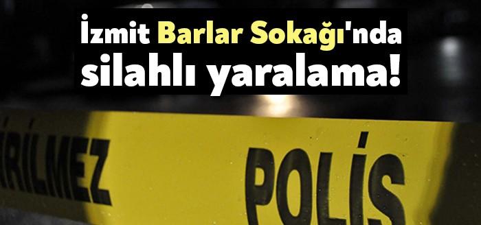 Kocaeli Son Dakika... Kocaeli'nin İzmit İlçesinde bulunan Barlar Sokağı'nda çıkan