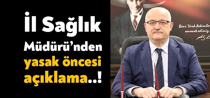Kocaeli İl Sağlık Müdürü Op. Dr. Şenol Ergüney artan vaka