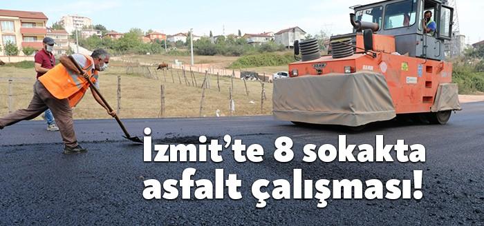 İzmit Belediyesi ekipleri Alikahya Fatih Mahallesi’nde başta Çeliksoy, Sancar ve