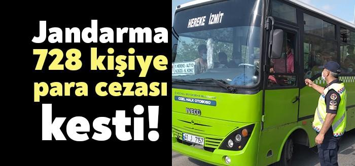 Koronavirüs salgınının yayılmasının önlenmesi kapsamında jandarma ekipleri tarafından yapılan kontrollerde