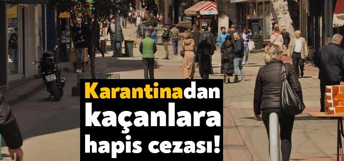Adalet Bakanlığı, karantina tedbirlerine uymamanın ve salgınla mücadeleyi engellemenin suç