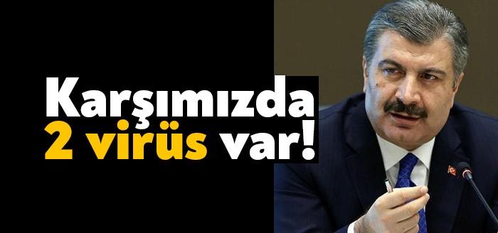 Sağlık Bakanı Fahrettin Koca önemli açıklamalarda bulundu. Koca, "Karşımızda şimdi