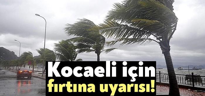 Kocaeli Büyükşehir Belediyesi Afet ve Koordinasyon Merkezi, beklenen hava muhalefeti