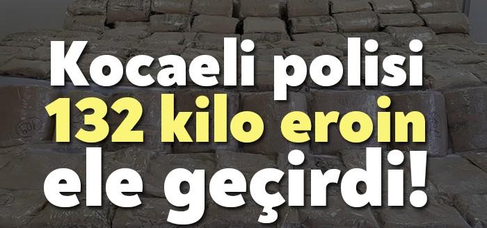 Kocaeli İl Emniyet Müdürlüğü'ne bağlı polis ekipleri, uyuşturucu tacirlerine büyük