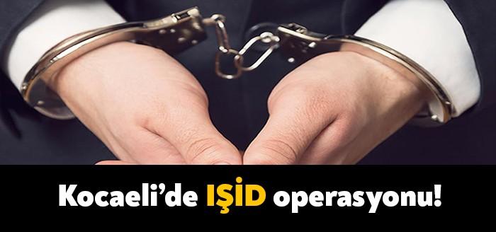 Kocaeli Emniyet Müdürlüğü TEM Şube Müdürlüğü ekiplerince düzenlenen terör operasyonunda