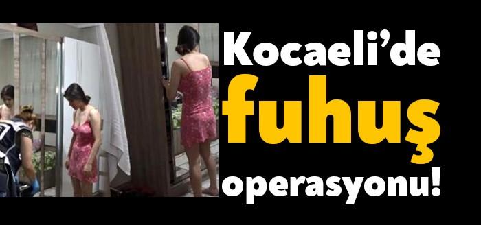 Kocaeli'de fuhuş operasyonu düzenlendi. Bursa merkezli 3 ilde düzenlenen operasyonda,
