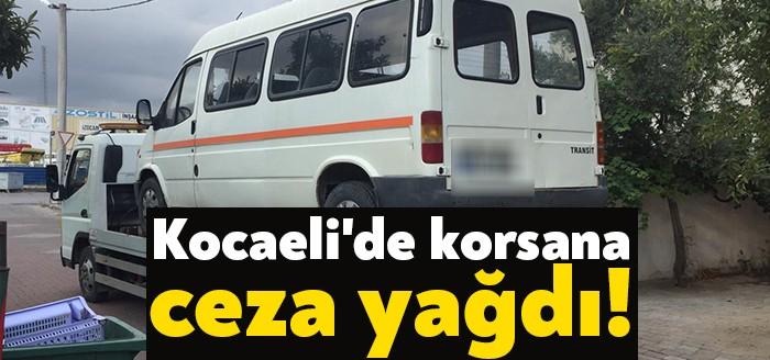 Kocaeli Büyükşehir Belediyesi Kocaeli genelinde “illegal” çalışarak korsan servis faaliyetine