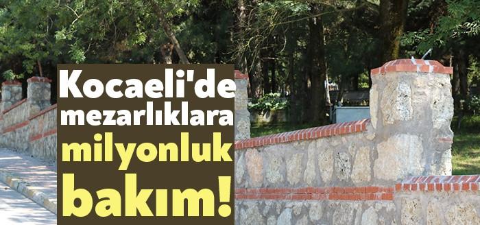 Kocaeli Büyükşehir Belediyesi, Kocaeli genelindeki mezarlıklarda çevre düzenleme çalışmalarının yapılması