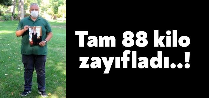 Kocaeli'nin Gebze ilçesi Eskihisar Mahallesi Muhtarı Tayfun Özcan (48), tüp