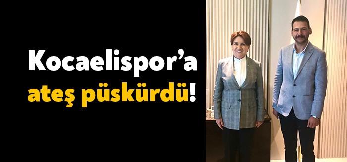 Kocaelispor delegesi de olan İYİ Parti Kocaeli İl Başkan Yardımcısı