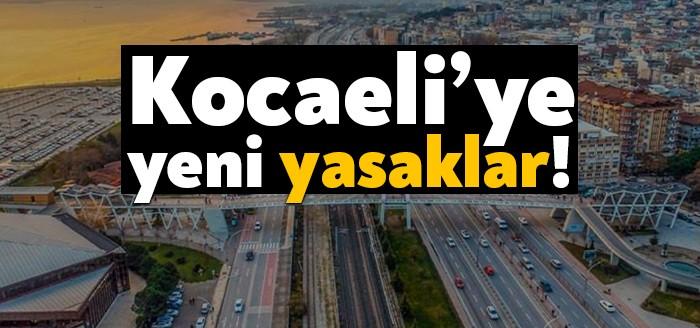 Kocaeli İl Hıfzı Sıhha Kurulu kent genelinde uygulanacak yeni yasaklarla