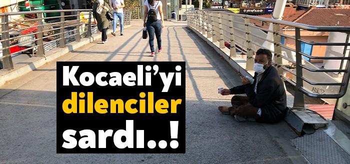 Kocaeli’nin merkez ilçesi İzmit’te dört bir yanı dilenciler sardı. Köprülerde,