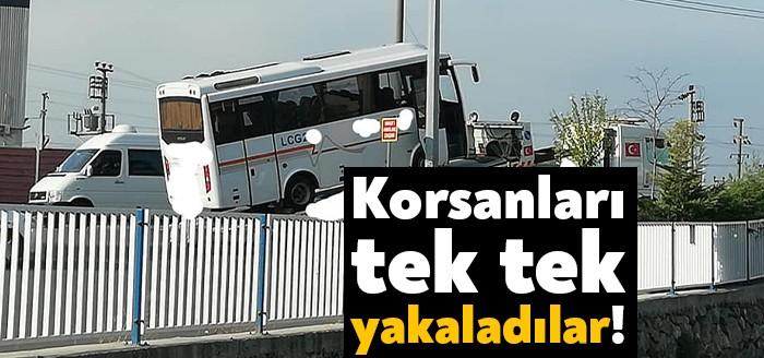 Kocaeli'de korsan servislerle mücadele sürüyor. Kocaeli Büyükşehir Belediyesi korsan servisçiliğe