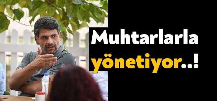 Kartepe Belediye Başkanı Mustafa Kocaman, muhtarlarla periyodik değerlendirme toplantısında bir