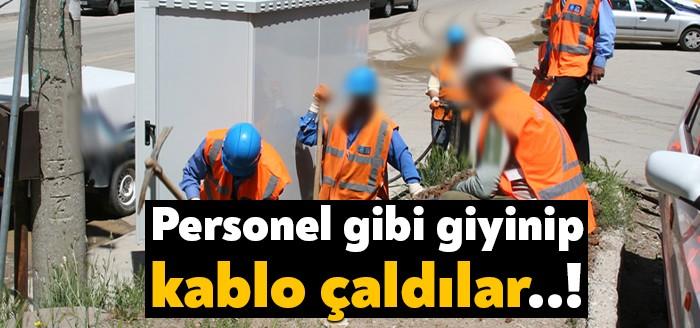 Kocaeli’nin Çayırova ilçesinde Türk Telekom’a ait 21 bin liralık bakır