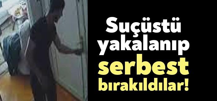 Gebze Denizli Mahallesinde girdikleri evde hırsızlık yaparken suçüstü yakalandıkları öğrenilen