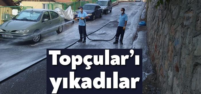 Tüm mahalle ve ana caddelerdeki dezenfeksiyon işlemlerini ara vermeden sürdüren