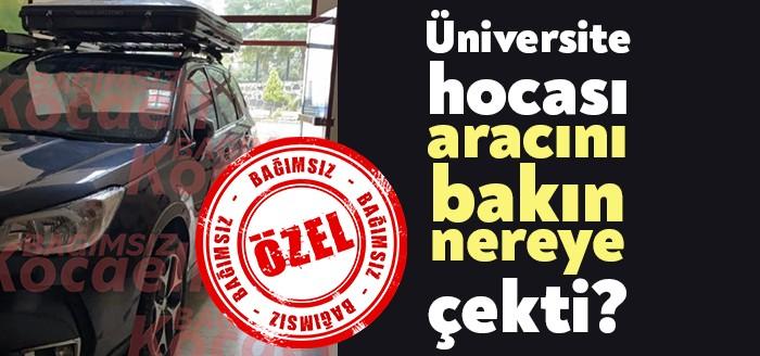 KOÜ Karamürsel Meslek Yüksek Okulu Öğr.Gör. Güneyhan Tol, aracı zarar