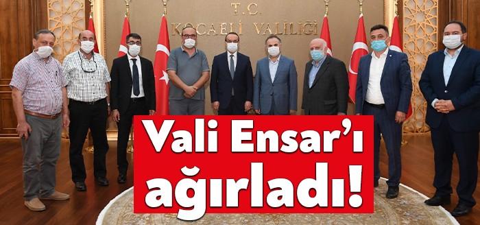 Türkiye’nin tartışmalı vakıflarından biri olan Ensar bugün Kocaeli Valisi’ne konuk