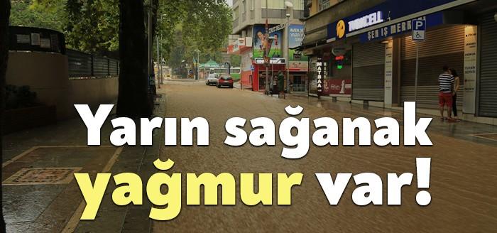 Kocaeli'ye yağmur geliyor. Meteoroloji Genel Müdürlüğü'nden alınan hava tahmin