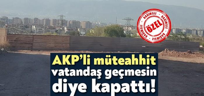 AKP’nin tanınan isimlerinden Yelkent Yapı’nın sahibi Engin Koyun’un Derince Araptepe’deki