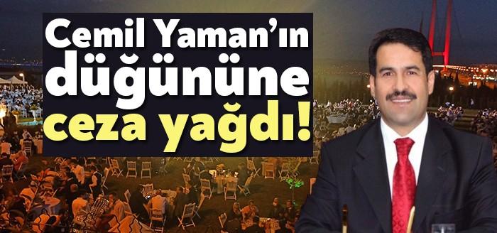 AKP Kocaeli Milletvekili Cemil Yaman'ın yasaklara rağmen yemekli düğün yapmasına