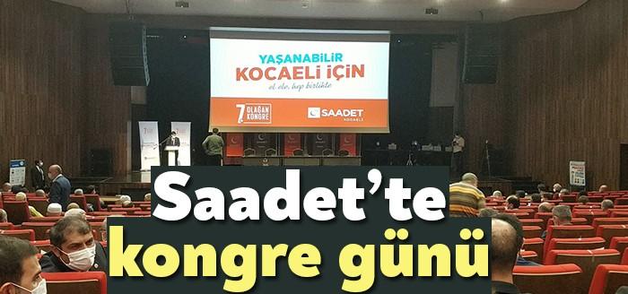 Saadet Partisi Kocaeli İl Kongresi için delegeler, Kocaeli Kongre Merkezi'ni