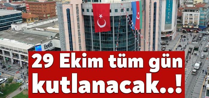 29 Ekim Cumhuriyet Bayramı’nın 97.yıl dönümünde İzmit Belediyesi tarafından organize