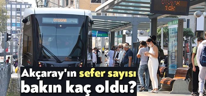Pandemi nedeniyle tramvay içerisinde sağlıklı yolculuğun daha da üst seviyelere