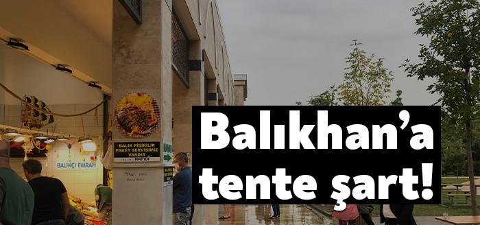 Kocaeli Büyükşehir Belediyesi tarafından inşa edilen Balıkhan’da yağışlı günler sıkıntıya