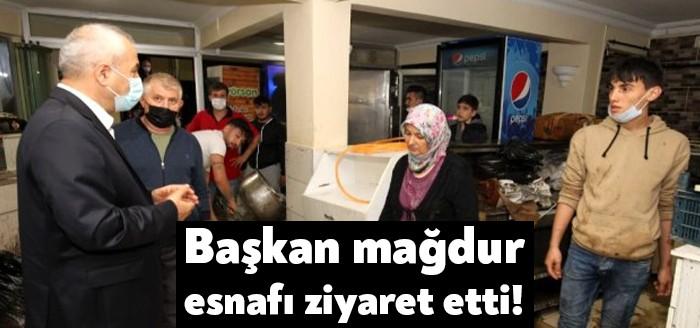 Gebze Belediye Başkanı Zinnur Büyükgöz, bölgede yaşanan şiddetli yağış sonrası