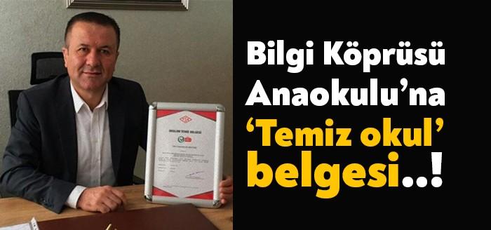 Özel Bilgi Köprüsü Kids Anaokulu, Türk Standartları Enstitüsü (TSE) tarafından