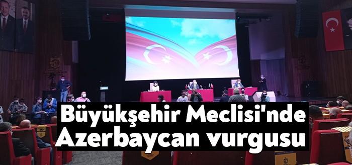 Kocaeli Büyükşehir Belediye Meclisi Ekim ayı oturumu, Azerbaycan'a destek açıklamalarıyla