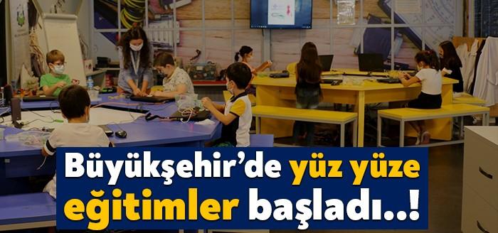 Kocaeli Büyükşehir Belediyesi Sanayi 4.0 Mucit Atölyesi eğitimleri pandemi kurallarına