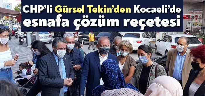 CHP Kocaeli, İstanbul Milletvekili Gürsel Tekin ile esnafların sorunlarına ilişkin