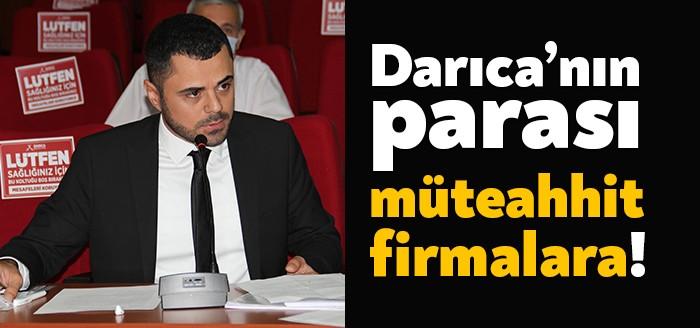 Darıca Belediyesi Ekim ayı meclis toplantısında konuşan CHP Darıca Belediye