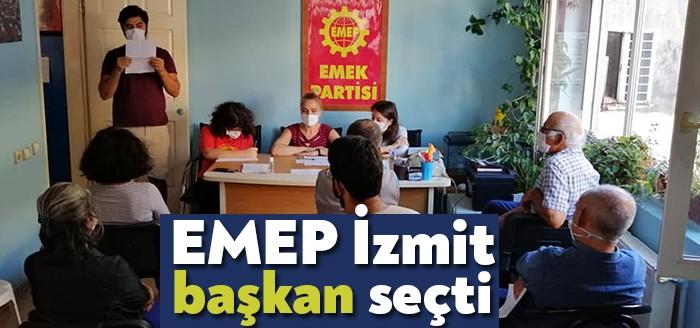 Emek Partisi İzmit İlçe Örgütü'nde yapılan ilçe kongresinde Dursun Deniz