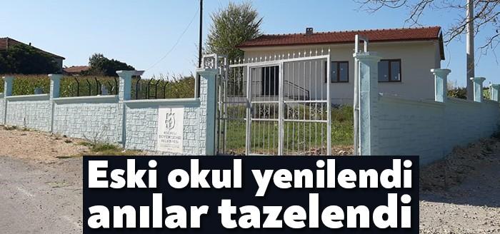 Kandıra Beyce Köyü’ndeki eski okul binası Büyükşehir tarafından çok amaçlı