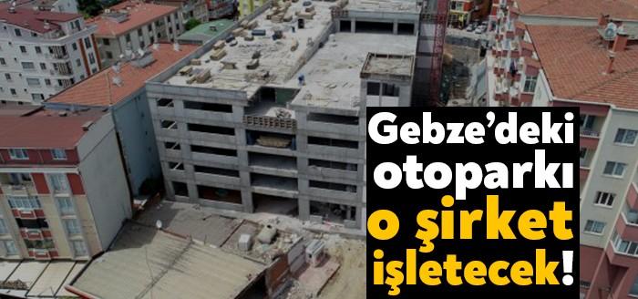 Kocaeli Büyükşehir Belediyesi tarafından Gebze’de inşa edilen 7 katlı otoparkı