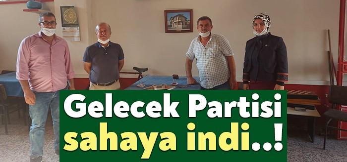 Gelecek Partisi Gölcük İlçe Başkanı Kadriye Güner, başkan yarımcısı Tevfik