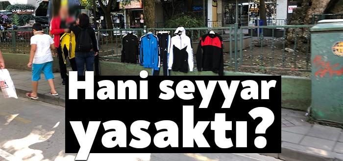 İzmit Belediyesi'nin seyyar satıcılarla mücadelesi kısa sürdü. Belediye binasının birkaç
