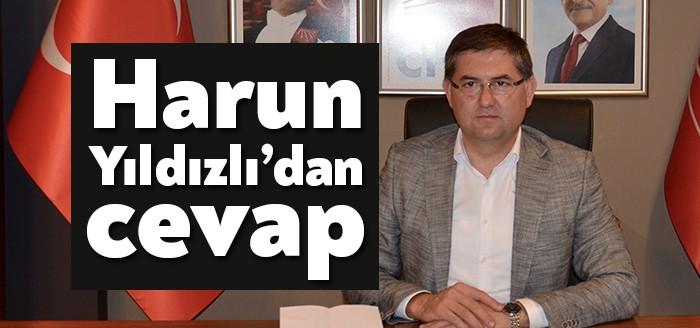 CHP İl Başkanı Harun Yıldızlı, bugün kendisine seslenen MHP İl