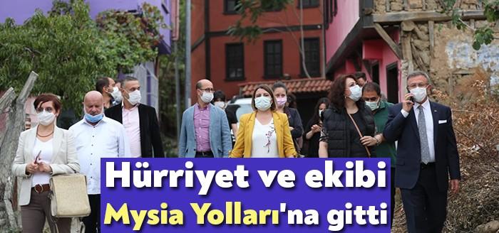 İzmit Belediye Başkanı Av. Fatma Kaplan Hürriyet, Nilüfer Belediyesinin Mysia