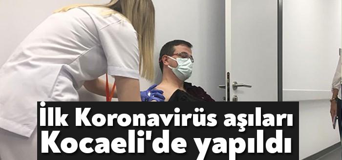 Kocaeli Üniversitesi Araştırma ve Uygulama Hastanesi’nde, Almanya’dan gelen koronavirüs aşısının